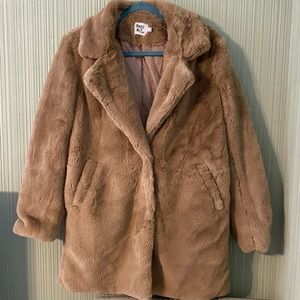 NWOT Princess Polly Faux Fur Teddy Coat 🧸